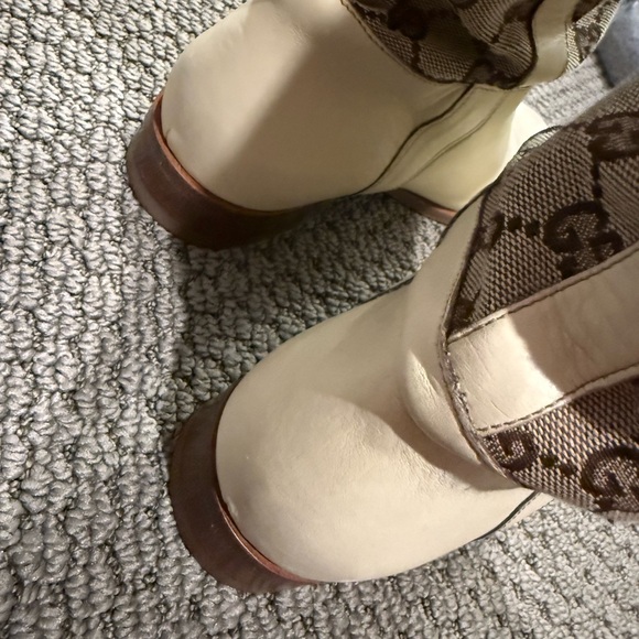 Gucci tall riding boots GG size 8 - Picture 4 of 13